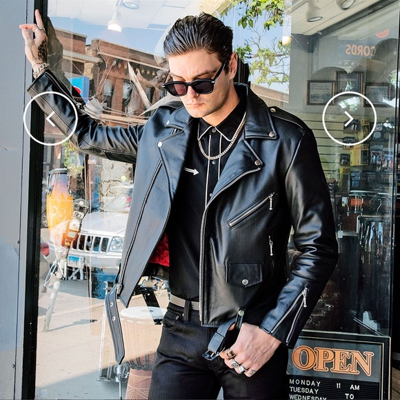 Straight To Hell Other - Straight To Hell Commando Leather Jacket, size 38